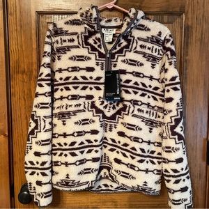 Ariat French Oak Banyon Bark Real Berber Pullover Sweatshirt with Ariat Tek